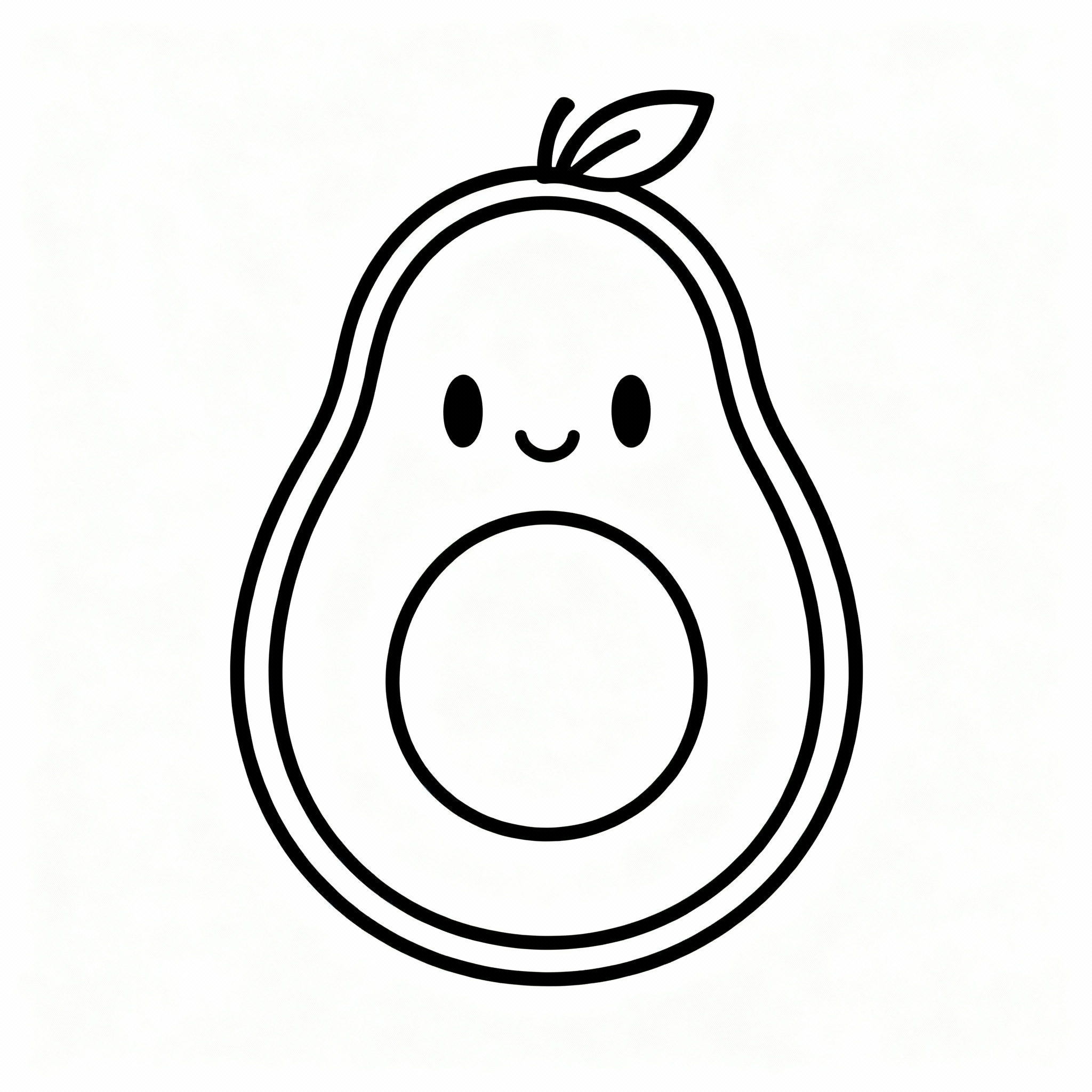Kawaii avocado