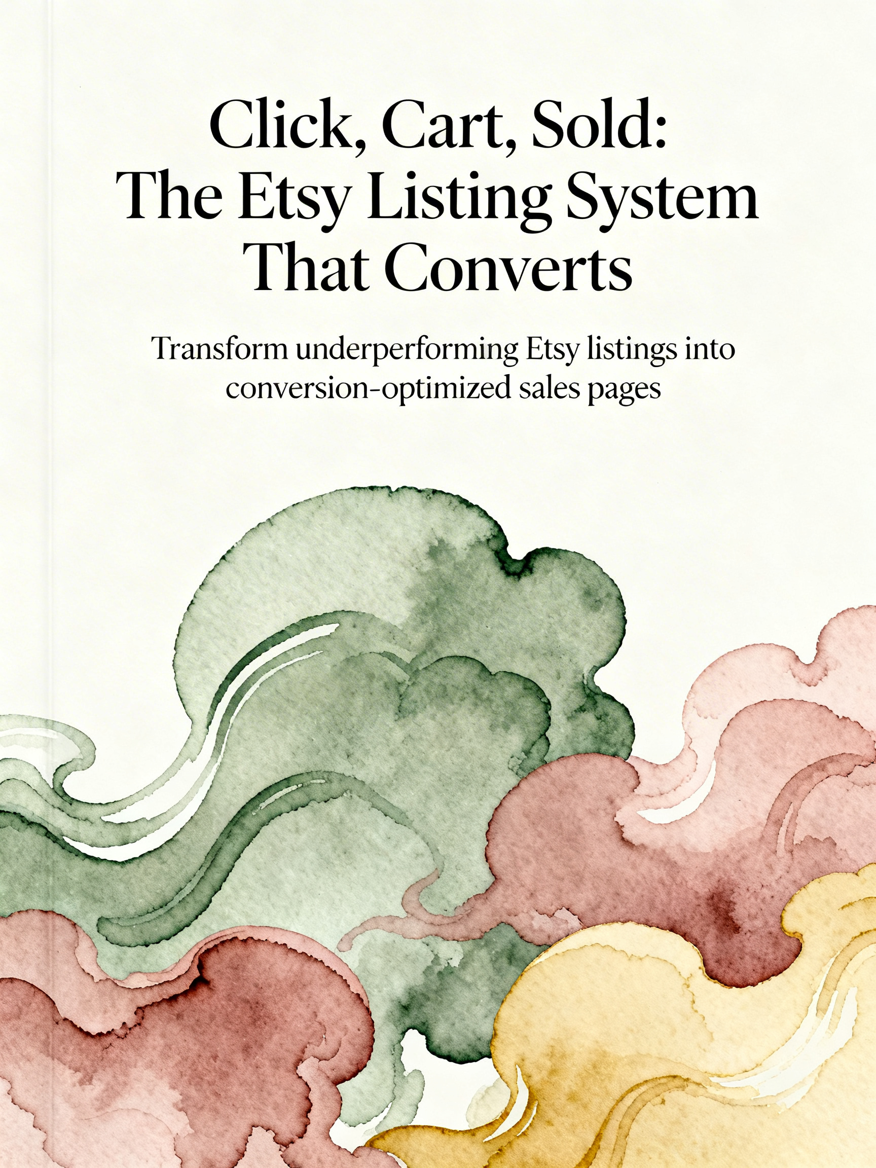 Click, Cart, Sold: The Etsy Listing System That Converts