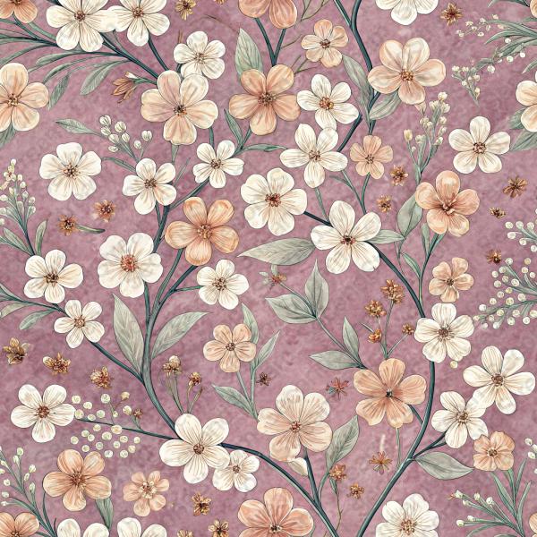 Pattern: Seamless repeating pattern, extremely dense wall-t...