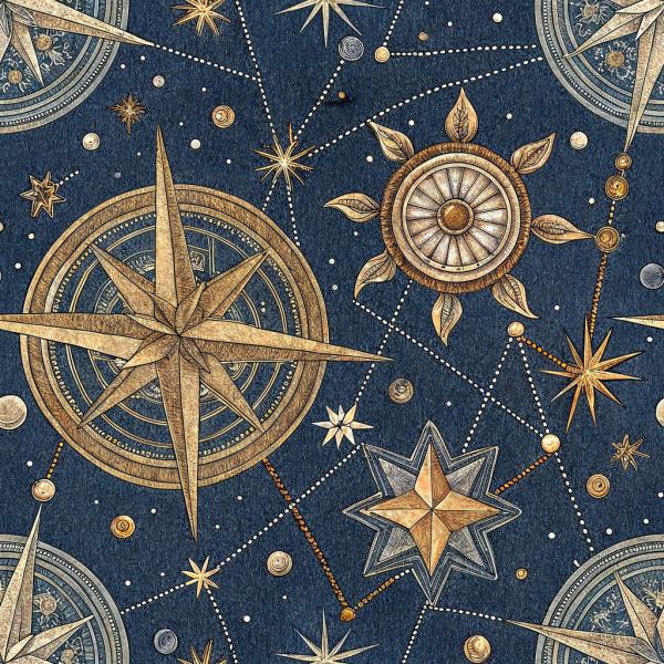 Midnight Constellation Compass