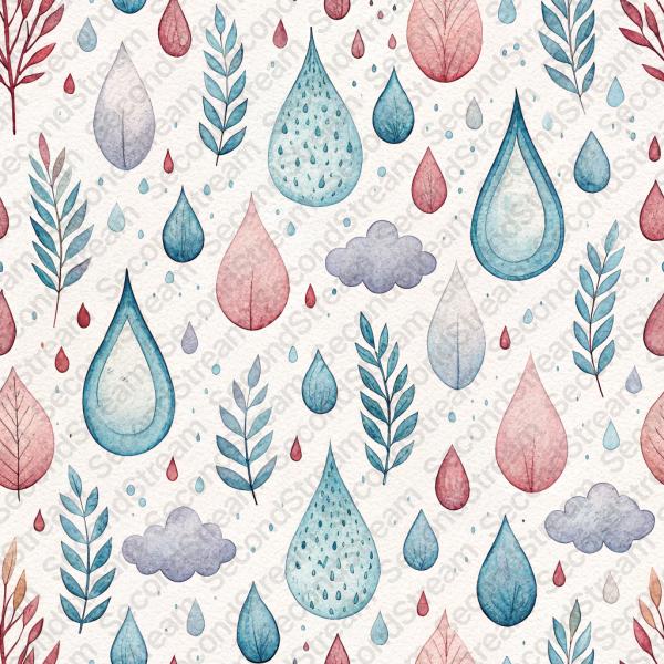 Minimalist Rain Drops