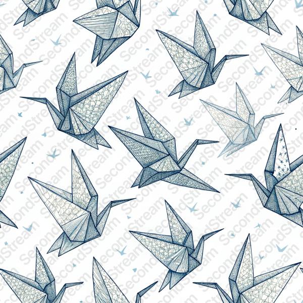 Origami Paper Cranes Flight
