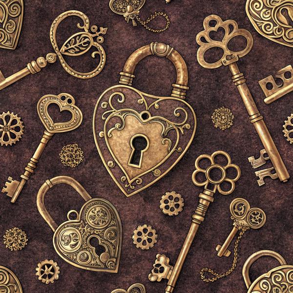 Vintage Lock and Key