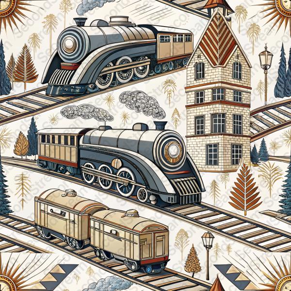 Art Deco Train Journey